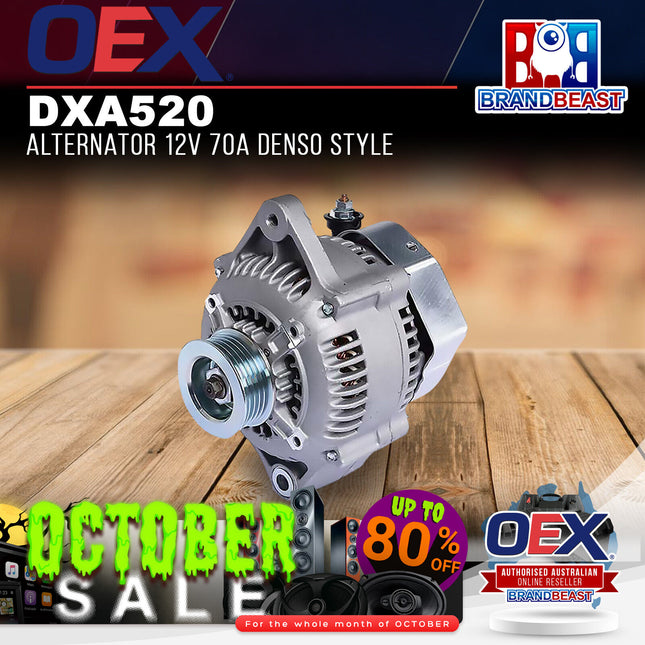 OEX DXA520 Alternator 12V 70A Denso Style