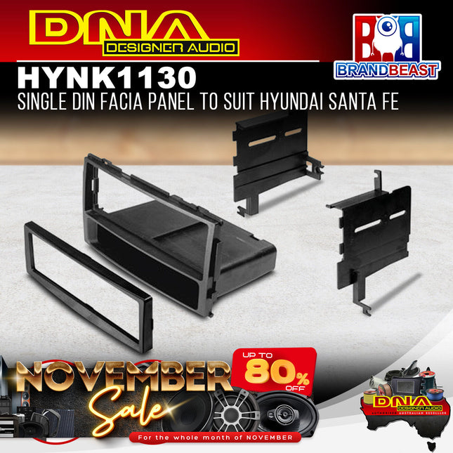DNA HYN-K1130 Single DIN Fascia Panel to Suit Hyundai Santa Fe