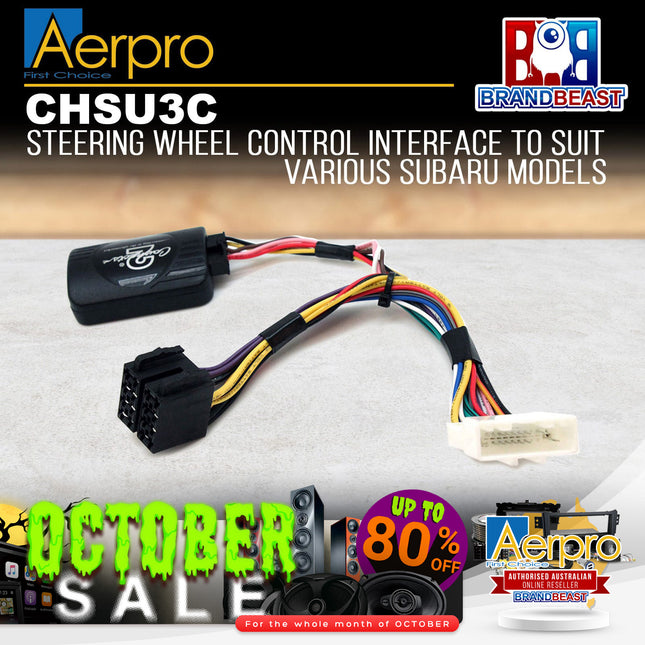 Aerpro CHSU3C Steering Wheel Control Interface Suit Subaru Various Models