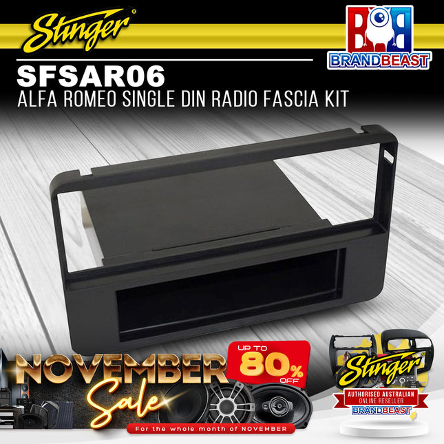 Stinger SFSAR06 Alfa Romeo Single DIN Radio Fascia Kit