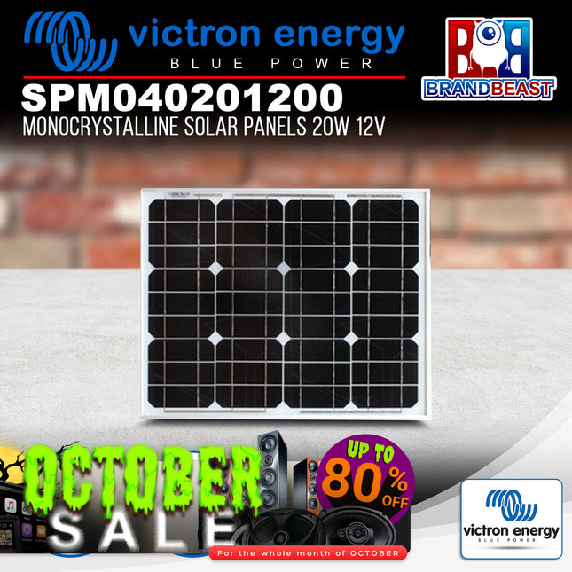 Victron Energy SPM040201200 Monocrystalline Solar Panels 20W 12V 440 x 350 x 25mm