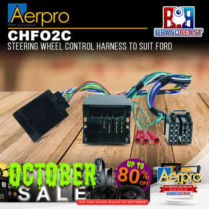 Aerpro CHFO2C Steering Wheel Control Harness Suit Ford Various Vehicles