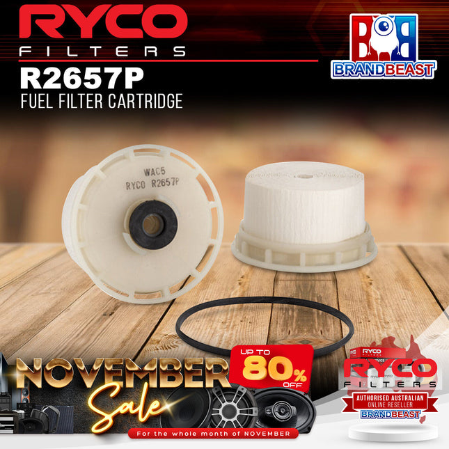 Ryco R2657P Fuel Filter for Toyota Landcruiser VDJ200R, VDJ76/78/79/Lexus