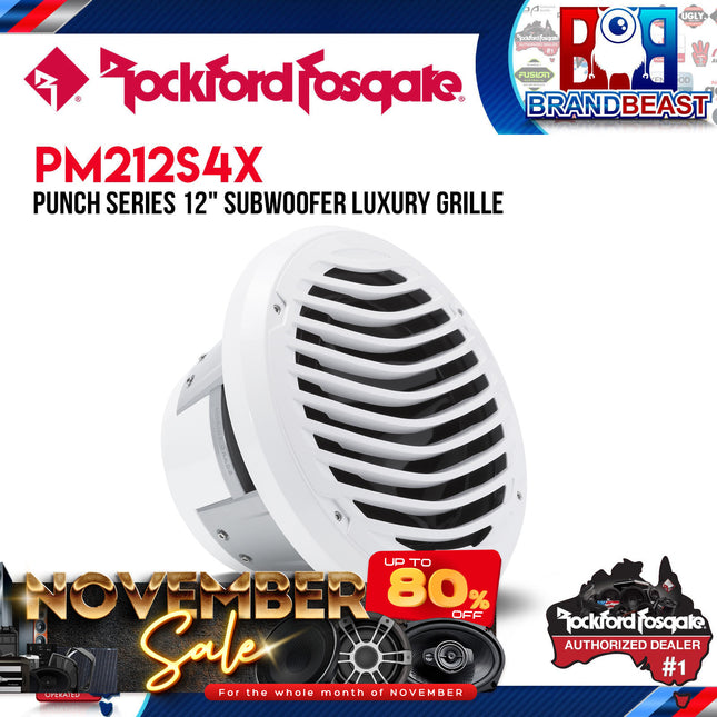 Rockford Fosgate PM212S4X Punch Marine 12" SVC 4-Ohm Subwoofer - Luxury