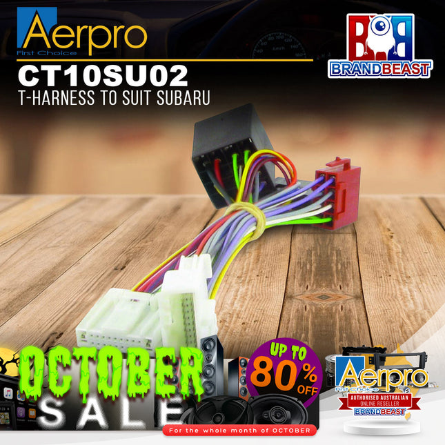 Aerpro CT10SU02 T-Harness to Suit Subaru
