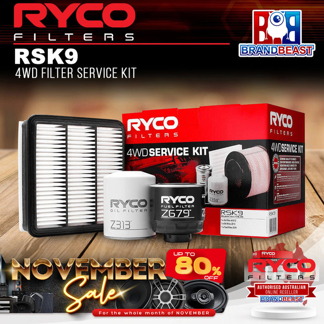Ryco RSK9 4WD Filter Service Kit