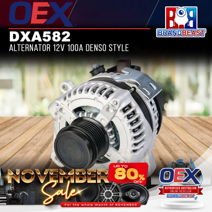 OEX DXA582 Alternator 12V 100A Denso Style