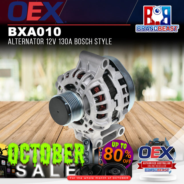 OEX BXA010 Alternator 12V 130A Bosch Style