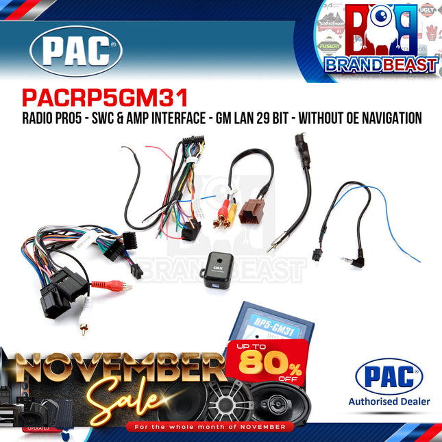 PAC RP5GM31 RadioPRO5 Replacement Interface For Chevrolet/Cadillac/Hummer