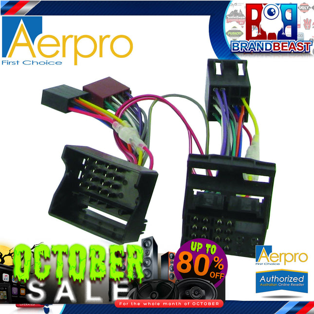 Aerpro CT10FD03 T-Harness Adaptor Suit Ford Fiesta/Focus 2005 - 2008