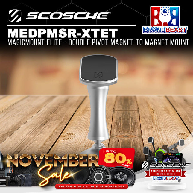Scosche MEDPMSR-XTET MagicMount Elite - Double Pivot Magnet to Magnet Mount