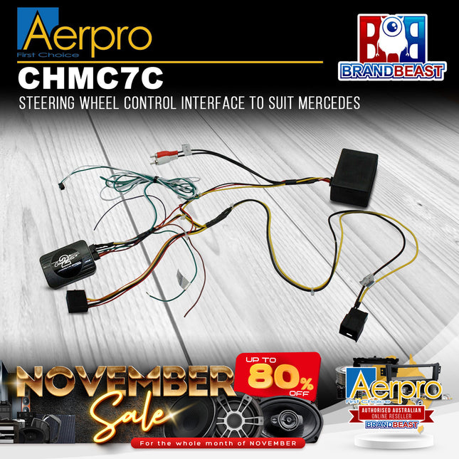 Aerpro CHMC7C Steering Wheel Control Harness Suit Mercedes E-Class SLK/CLS