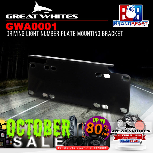 Great Whites GWA0001 Driving Light Number Plate Mounting Bracket