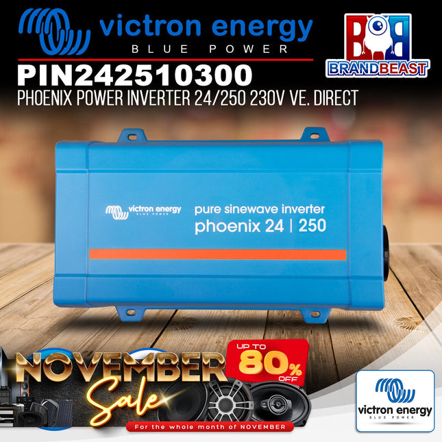 Victron Energy PIN242510300 Phoenix Power Inverter 24/250 230V VE.Direct
