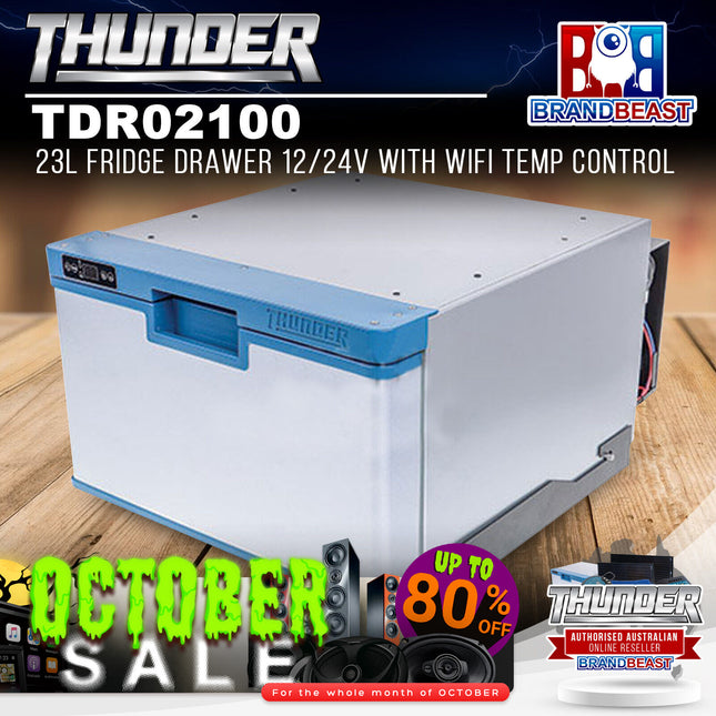 Thunder TDR02100 23L Fridge Drawer With WiFi Temp Control - 12/24V
