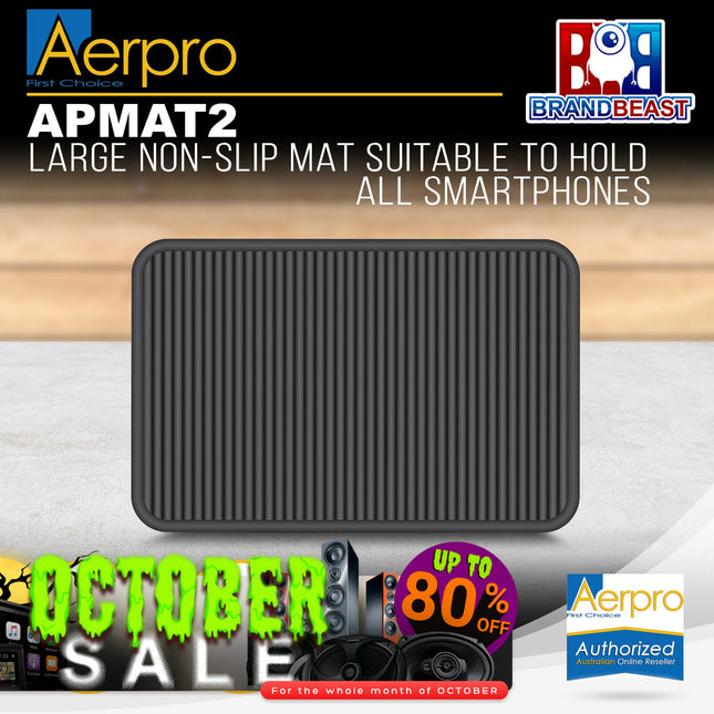 Aerpro APMAT2 Large Non-Slip Mat Suitable to Hold All Smartphones