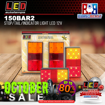 LED Autolamps 150BAR2 Stop/Tail/Indicator Light LED 12V