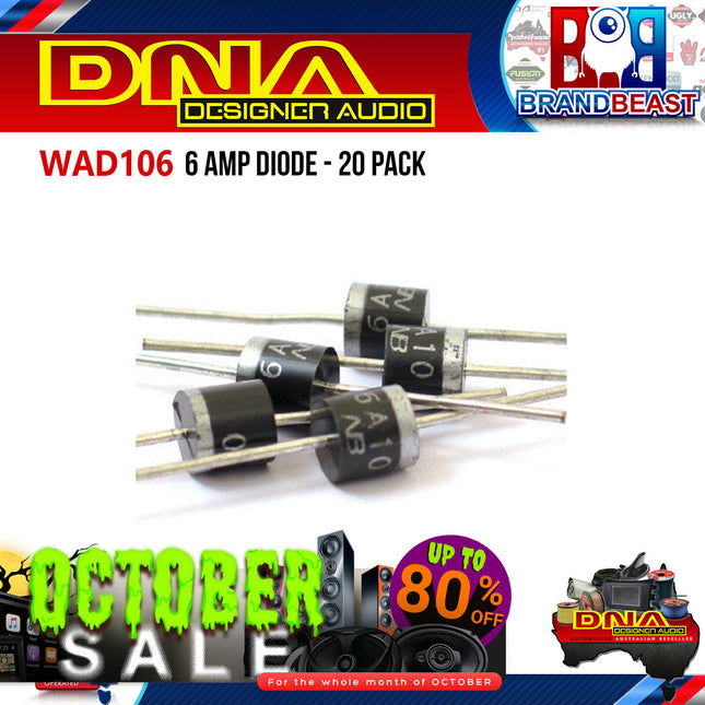 DNA WAD106 6 Amp Diode - 20 Pieces