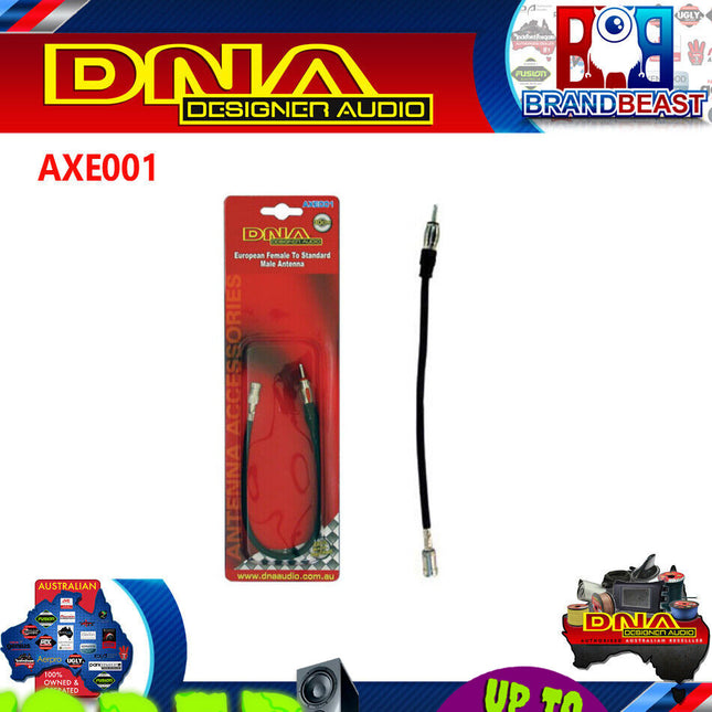 DNA AXE001 European Female Socket to Male Standard Antenna Lead