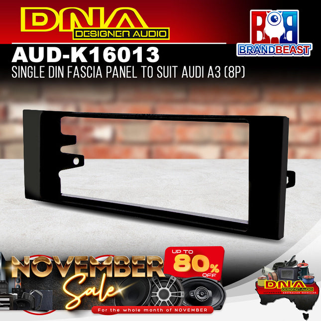 DNA AUD-K16013 Single DIN Fascia Panel For Audi A3 (8P)
