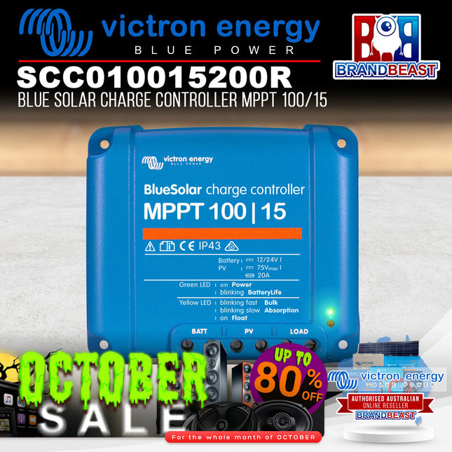 Victron Energy SCC010015200R Blue Solar Charge Controller MPPT 100/15