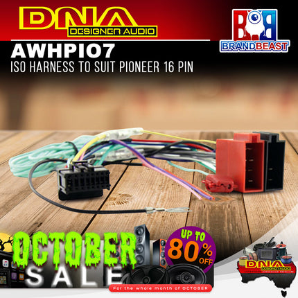 DNA AWHPIO7 ISO Harness to Suit Pioneer 16 Pin