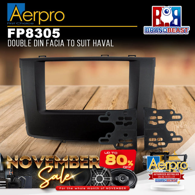 Aerpro FP8305 Double DIN Facia to Suit Haval H6