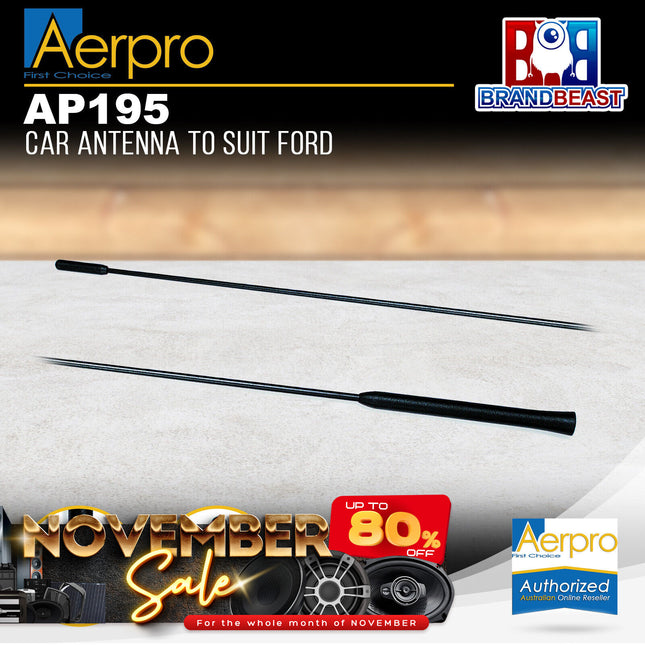 Aerpro AP195 1 Section Antenna Suit Ford KA 1999 - 2002