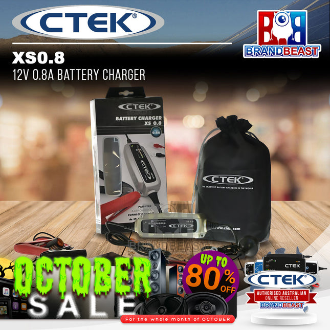 CTEK XS08 12V 0.8A Battery Charger