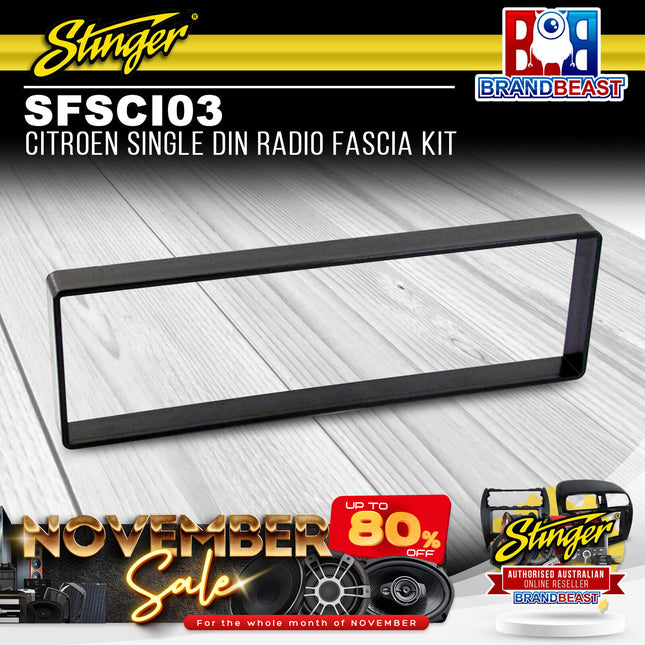 Stinger SFSCI03 Citroen Single DIN Radio Fascia Kit