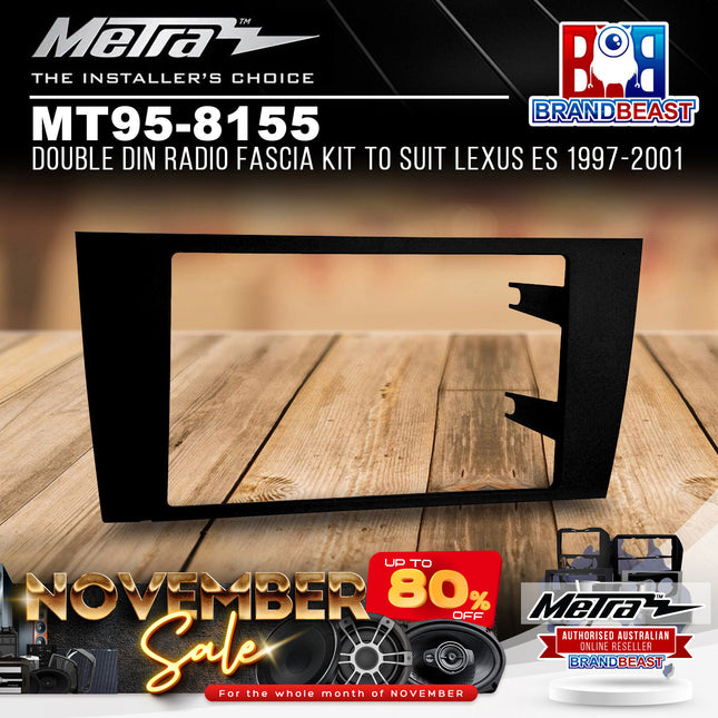 Metra MT95-8155 Double DIN Radio Fascia Kit To Suit Lexus ES 1997-2001