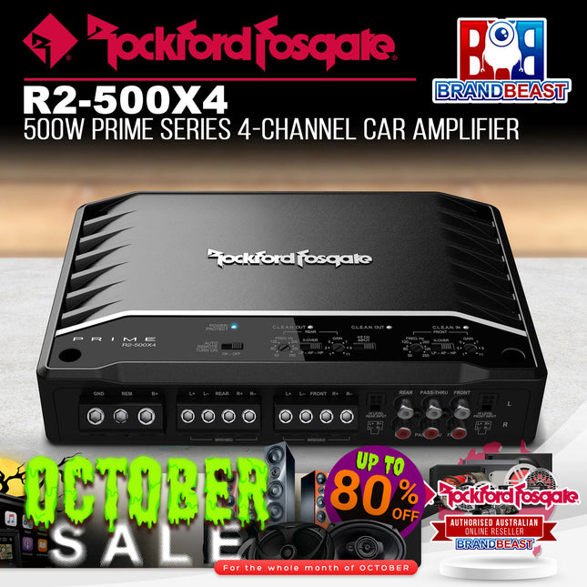 Rockford Fosgate R2-500X4 Prime 500 Watt 4-Channel Amplifier