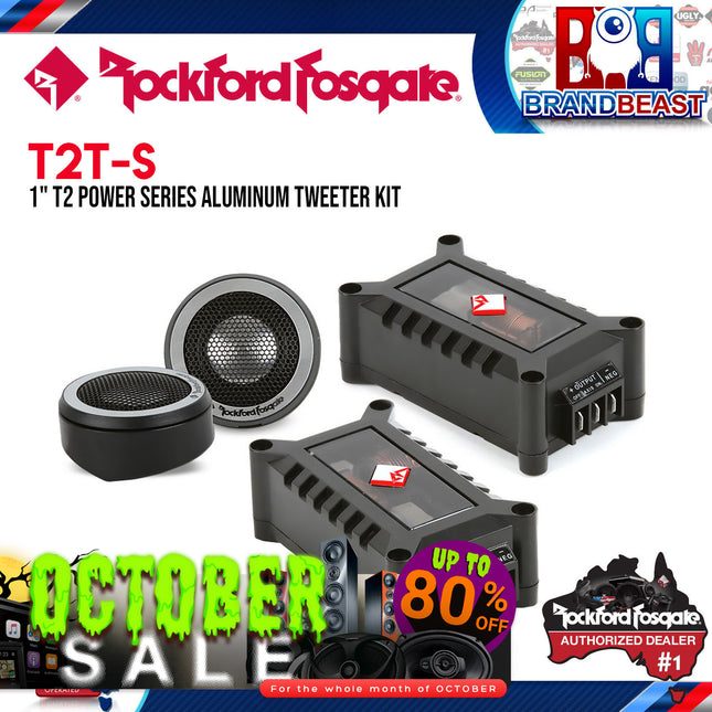 Rockford Fosgate T2T-S Power 1" Aluminum Tweeter Kit