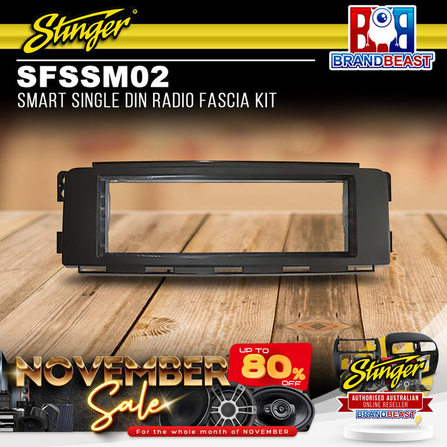 Stinger SFSSM02 Smart Single DIN Radio Fascia Kit