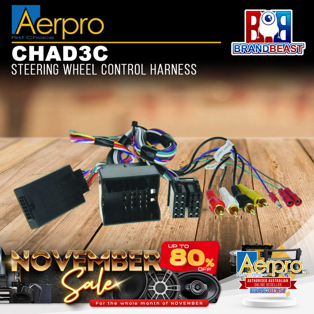 Aerpro CHAD3C Steering Wheel Control Interface Suit Audi Various Models