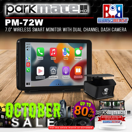 Parkmate PM-72W 7.0" Wireless Smart Monitor with Dual Channel Dash Camera