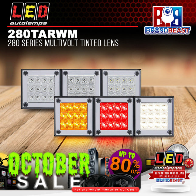 LED Autolamps 280TARWM 280 Series Multivolt Tinted Lens