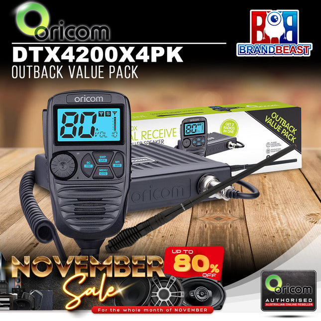 Oricom DTX4200X4PK Outback Value Pack