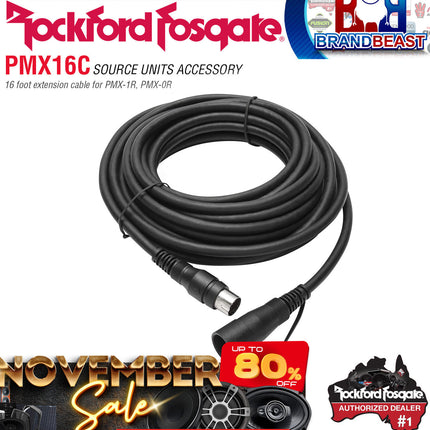 Rockford Fosgate PMX16C Punch Marine 16 Foot Extension Cable