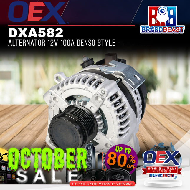 OEX DXA582 Alternator 12V 100A Denso Style
