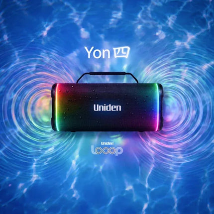 Uniden Looop Yon 100W Bluetooth Speaker IP67 Power Bank Handle