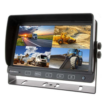 Autobacs HD7140 7in High Resolution Quad View Monitor 12V 24V