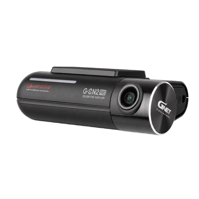 GNET G-ON2 PRO 2CH QHD/FHD Dash Cam with GPS & Wi-Fi