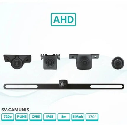 SonoVision SV-CAMUNIS Universal AHD CVBS Camera IP68 5 Mounts