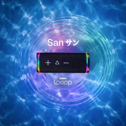 Uniden Looop San 50W Bluetooth Speaker IP67 Power Bank RGB