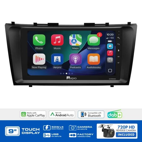Aerpro AMDTO46 9" Multimedia Receiver Toyota Camry Aurion 2006-2011