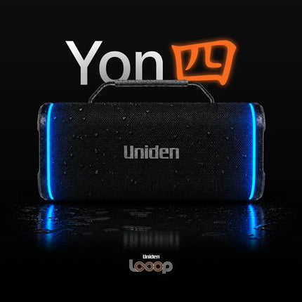 Uniden Looop Yon 100W Bluetooth Speaker IP67 Power Bank Handle