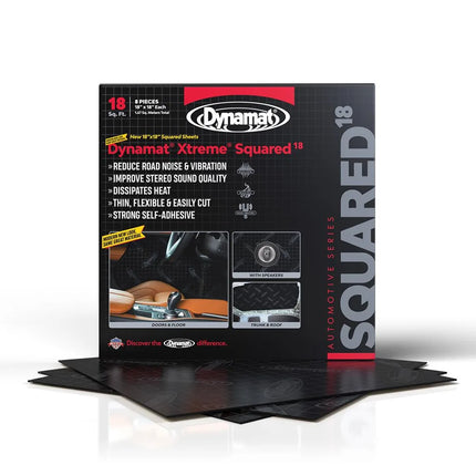 Dynamat 10420 Xtreme Squared 18 Sound Deadening 1.67sqm 8 Pack