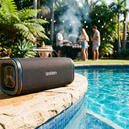 Uniden Looop Yon 100W Bluetooth Speaker IP67 Power Bank Handle