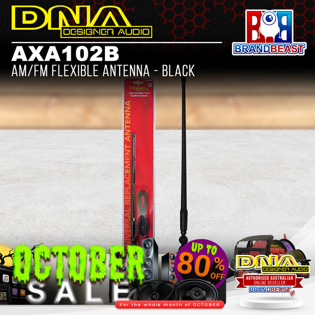 DNA AXA102B AM/FM Flexible Antenna Black